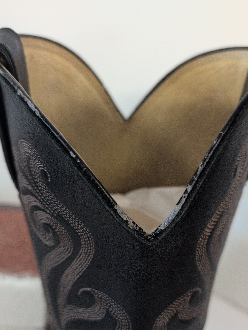 Western Boots Cowboy Boots By Durango Black and Brown -Ladies  Size 7.5 - Picture 11 of 12